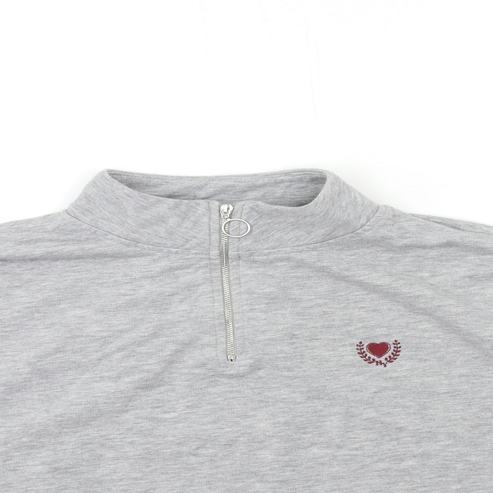 New Look Womens Grey   Pullover Sweatshirt Size 18