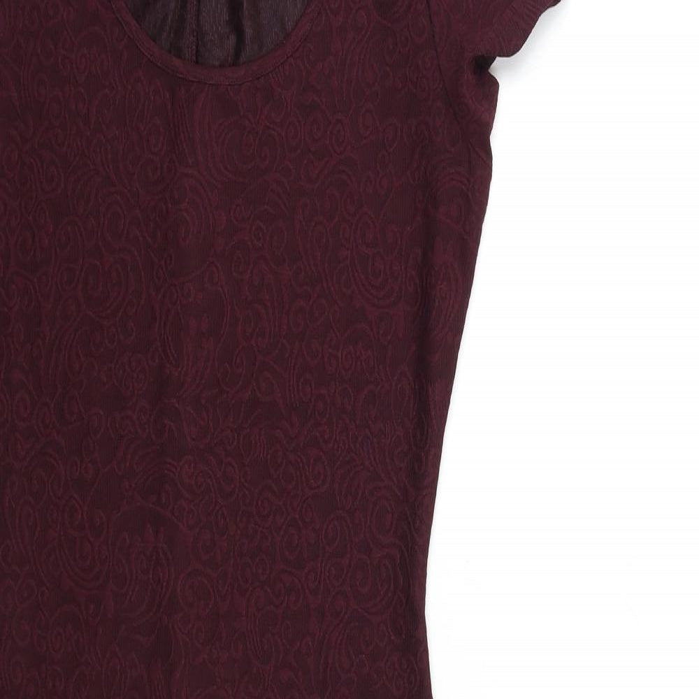 New Look Womens Red   Bodycon  Size 12