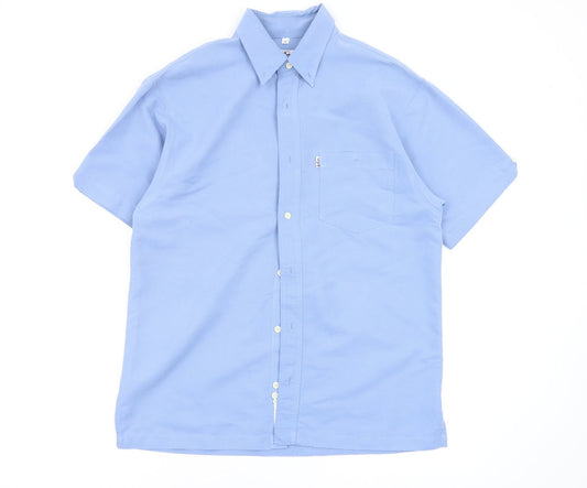 Lee Cooper Mens Blue    Button-Up Size S