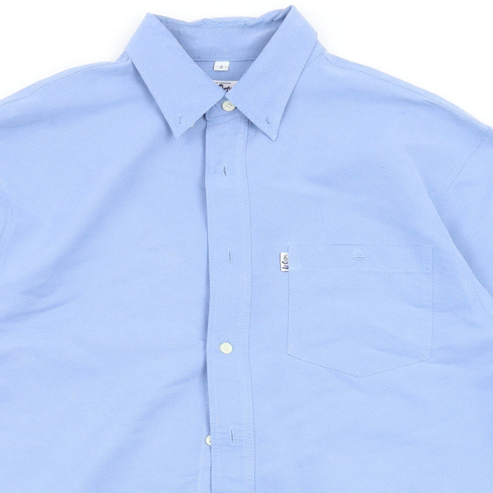 Lee Cooper Mens Blue    Button-Up Size S