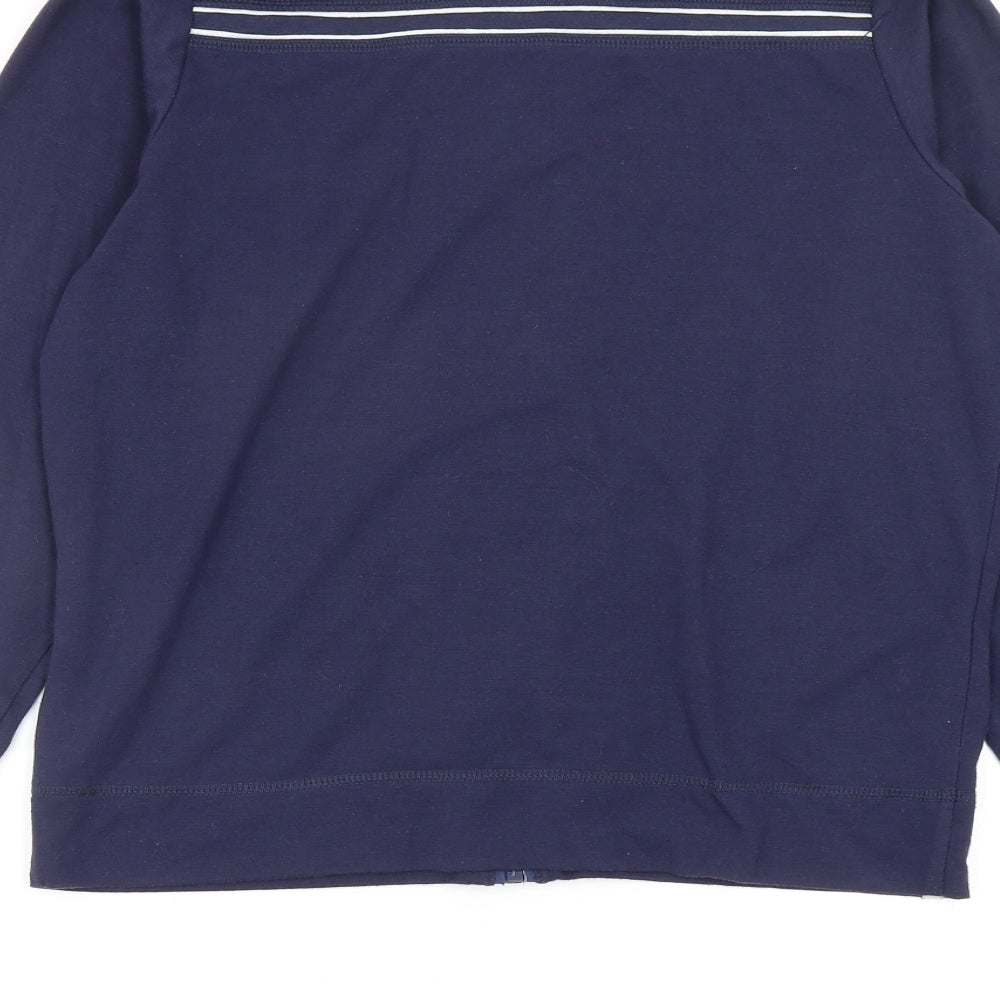 Diadora Womens Blue   Full Zip Jumper Size 12