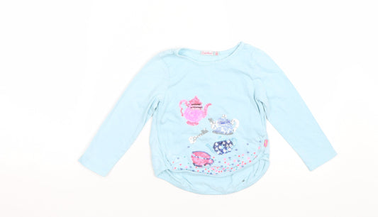 Bilieblush Girls Grey   Basic T-Shirt Size 24 Months