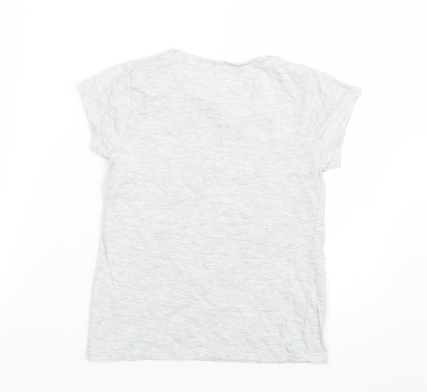 George Girls Grey   Basic T-Shirt Size 8-9 Years  - NYC