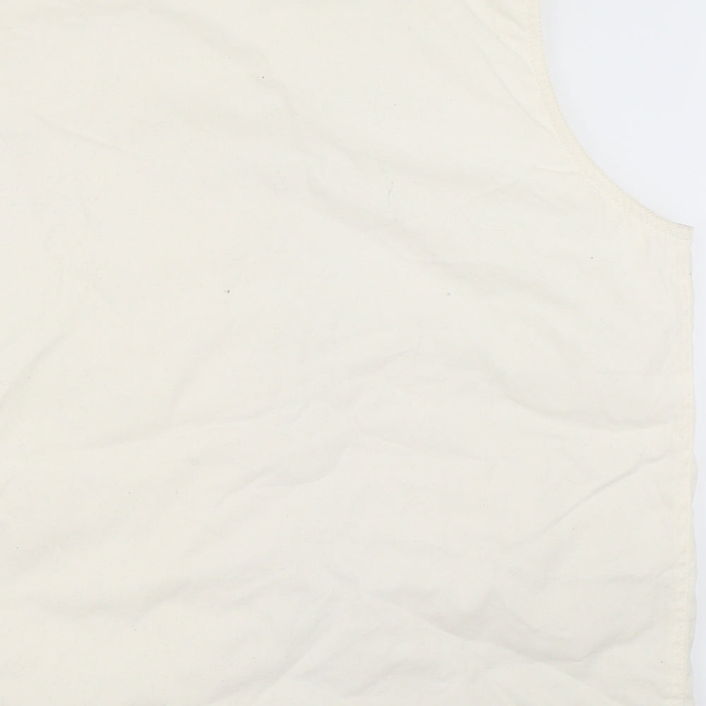 Topman Mens Ivory   Jacket Waistcoat Size S
