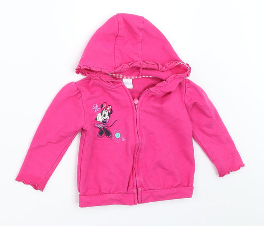Disney Girls Pink   Jacket  Size 9-12 Months  - Minnie mouse