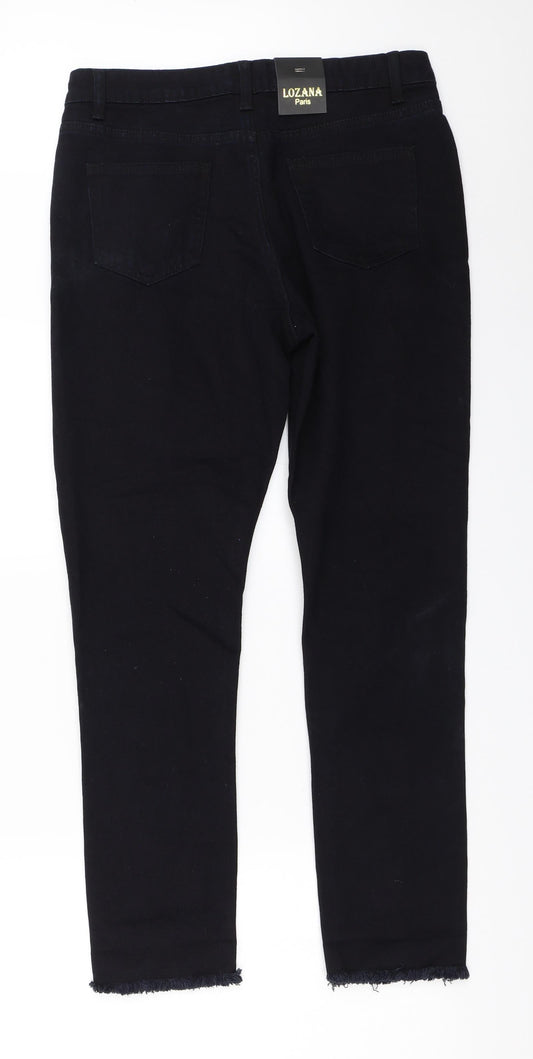 Lozana Womens Blue   Skinny Jeans Size 12 L28 in