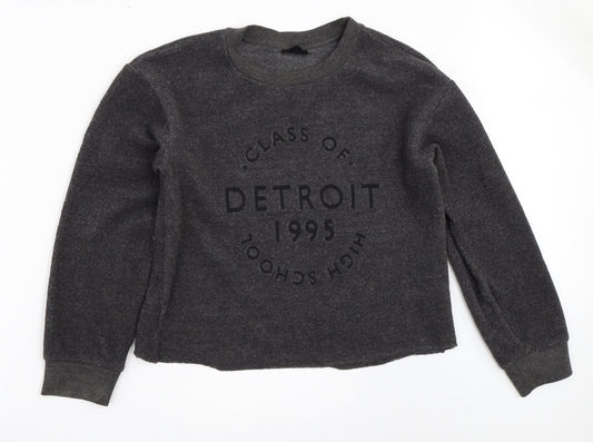 Topshop Womens Grey   Pullover Jumper Size 6