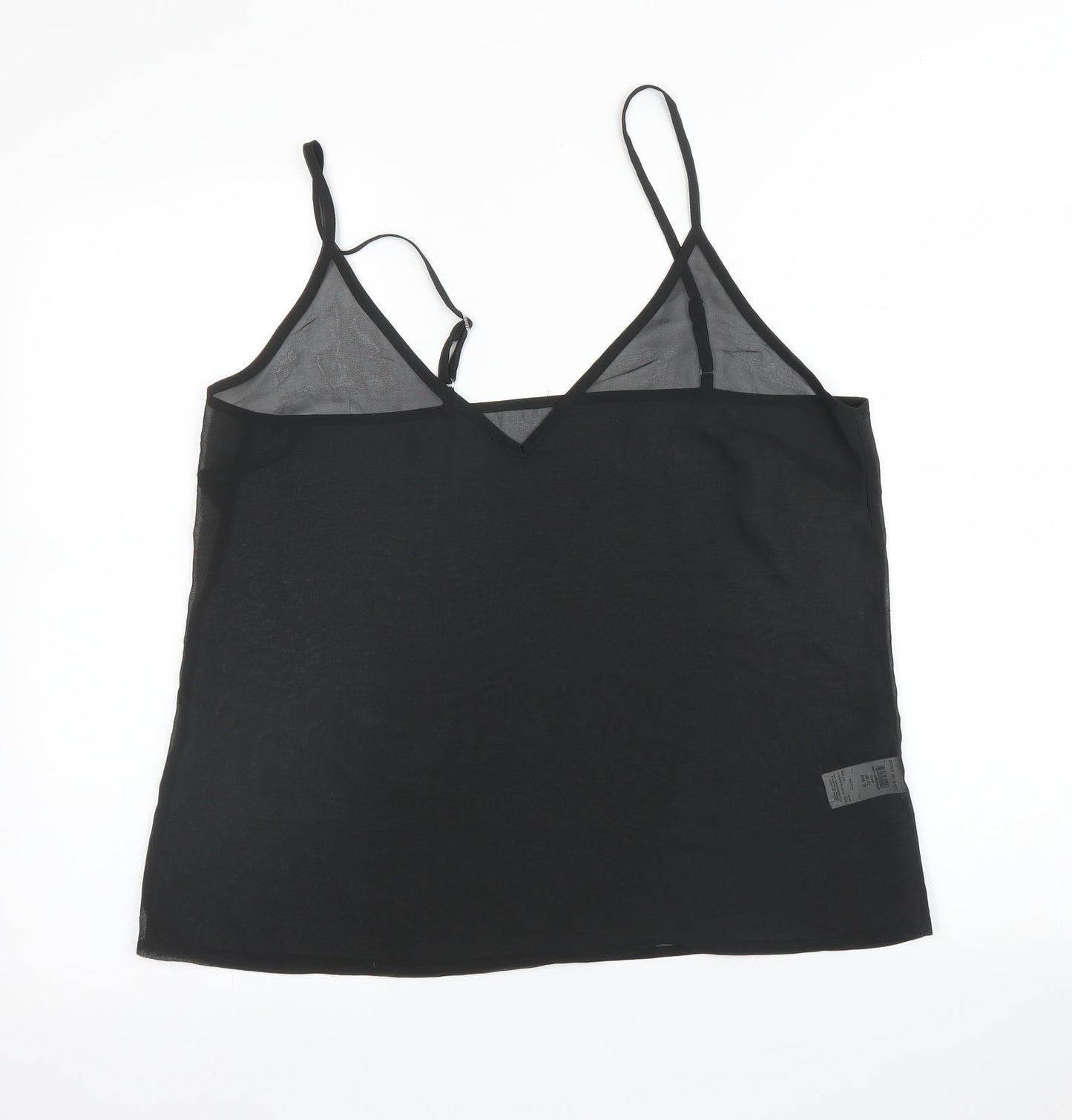 River Island Womens Black   Camisole Blouse Size 12