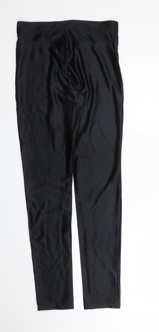 H&M Womens Black   Carrot Trousers Size S L29 in