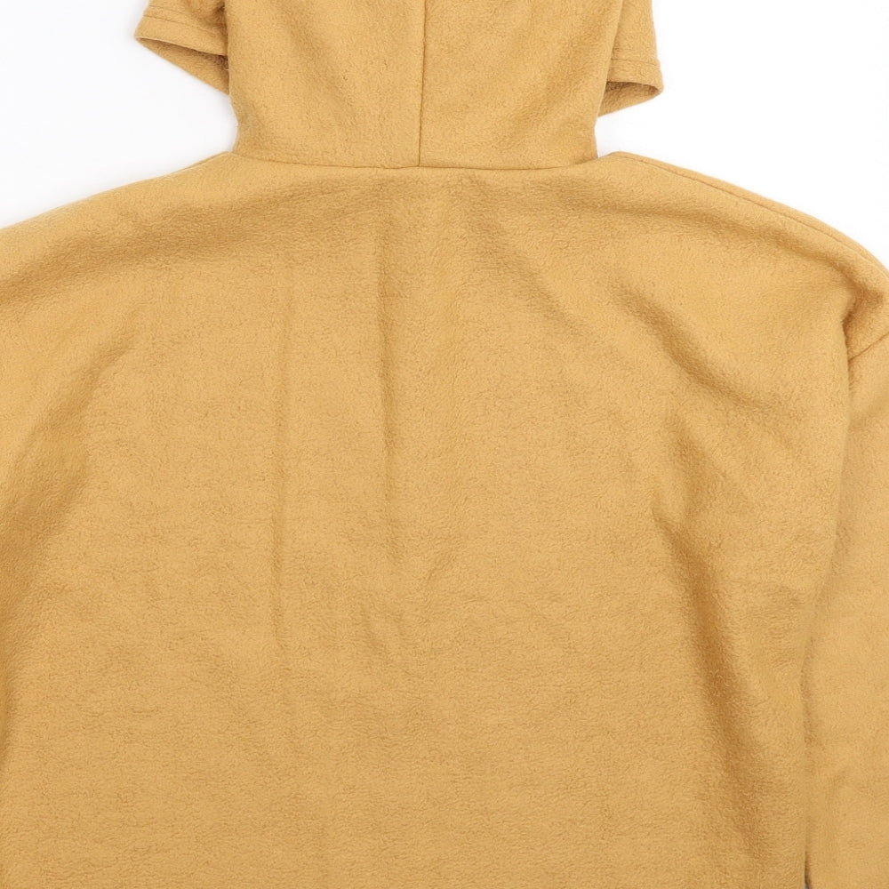 Missguided Womens Beige  Fleece Jacket  Size 8  - Oversized