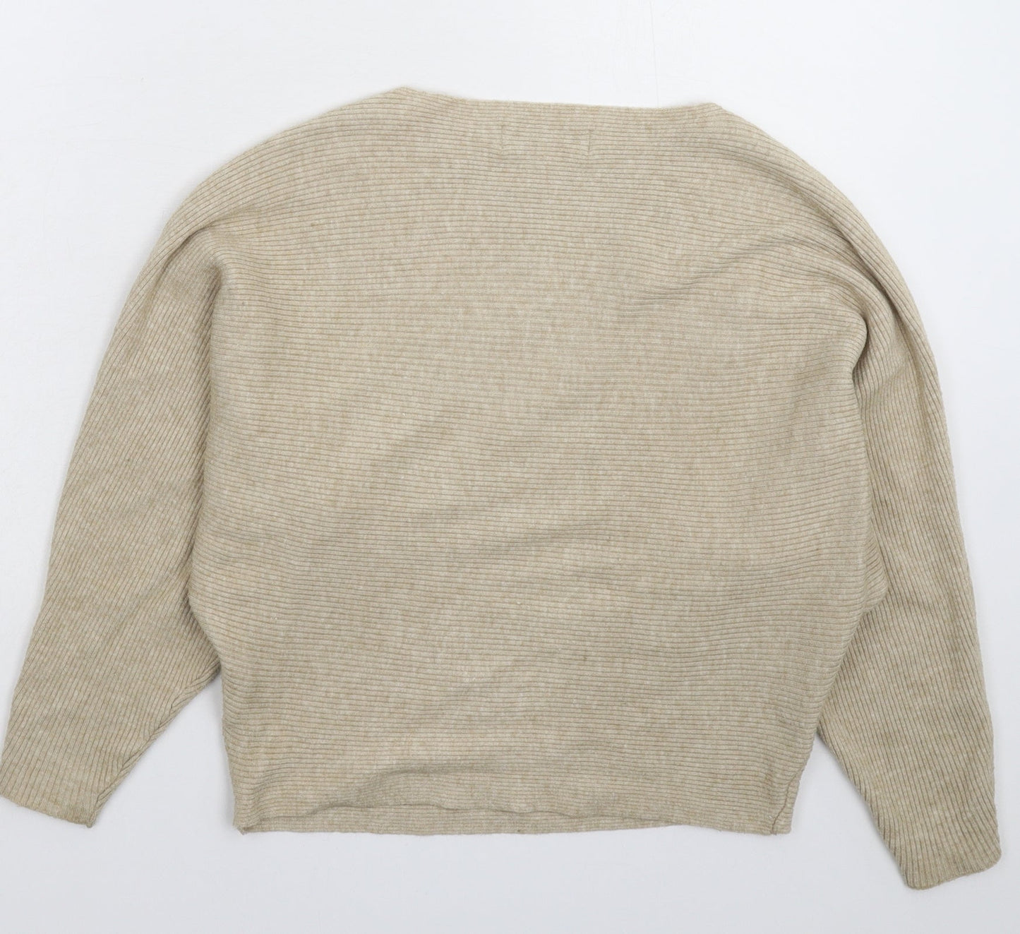 Yuki Womens Grey  Knit Pullover Jumper Size M