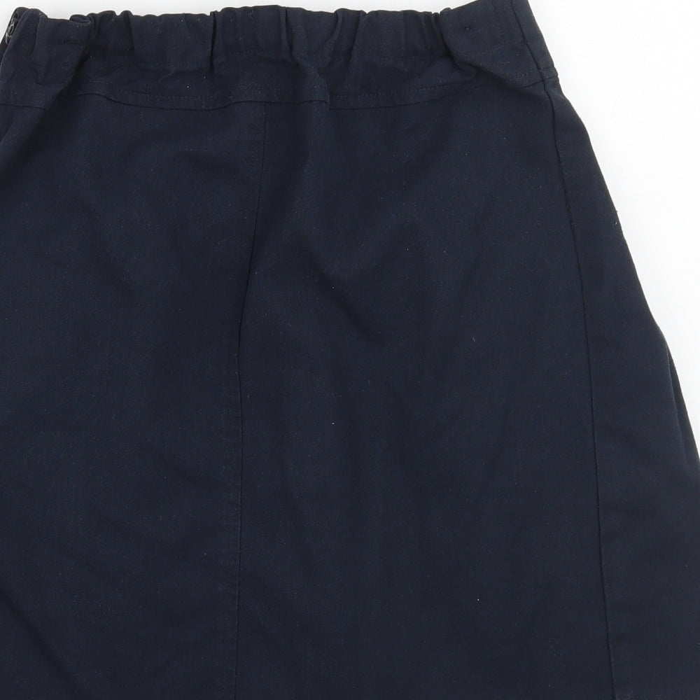Marks and Spencer Girls Blue   A-Line Skirt Size 9-10 Years