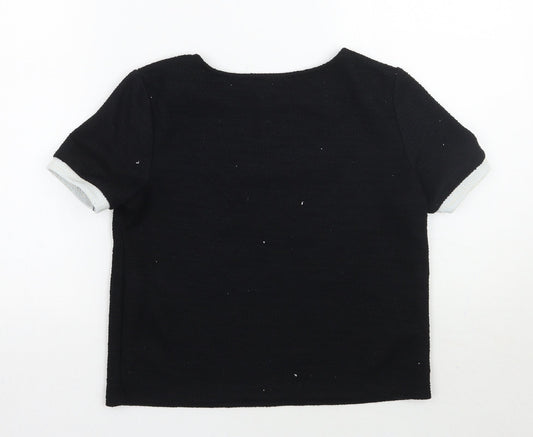 Zara Womens Black   Basic T-Shirt Size S