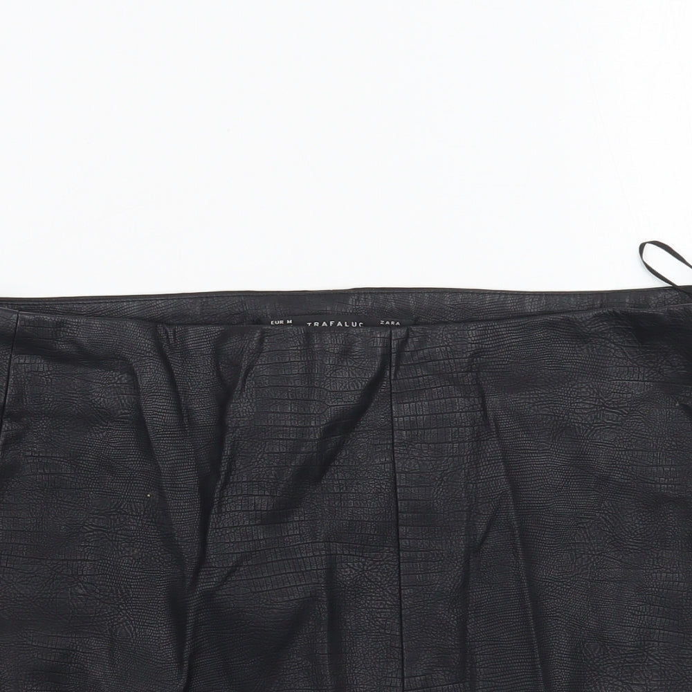 Zara Womens Black   A-Line Skirt Size M