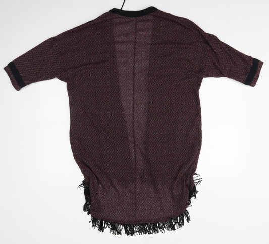 Miss Selfridge Womens Red   Cardigan Jumper Size 8