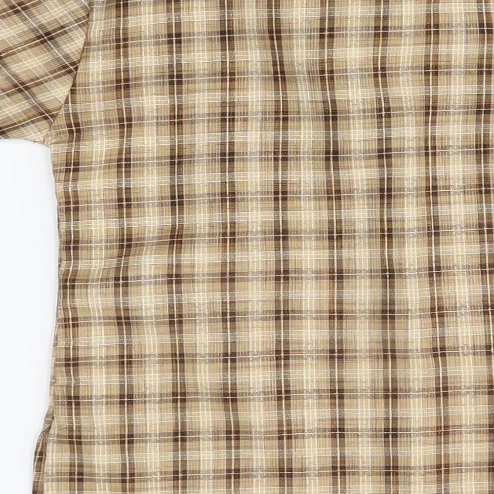 BTC Boys Beige Plaid   T-Shirt Size 2 Years