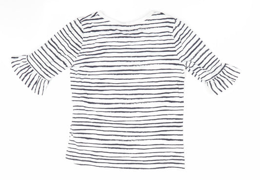 The Kids Division Girls Blue Striped  Tunic T-Shirt Size 7-8 Years