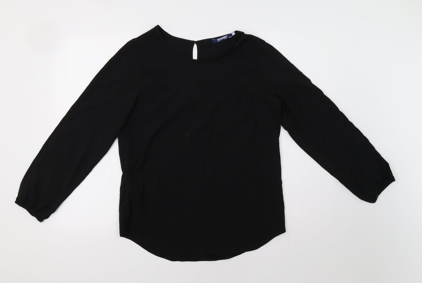 Fraizolli Womens Black   Basic Blouse Size 12