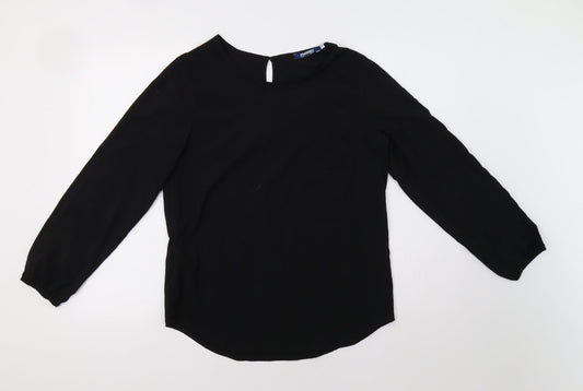 Fraizolli Womens Black   Basic Blouse Size 12