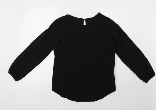 Fraizolli Womens Black   Basic Blouse Size 12