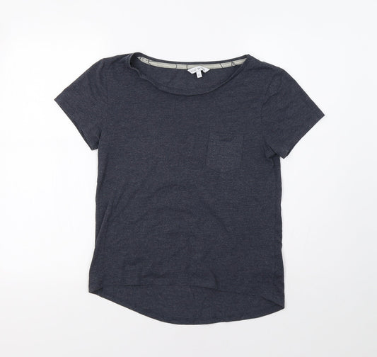 NEXT Womens Grey   Basic T-Shirt Size XS  - Pocket