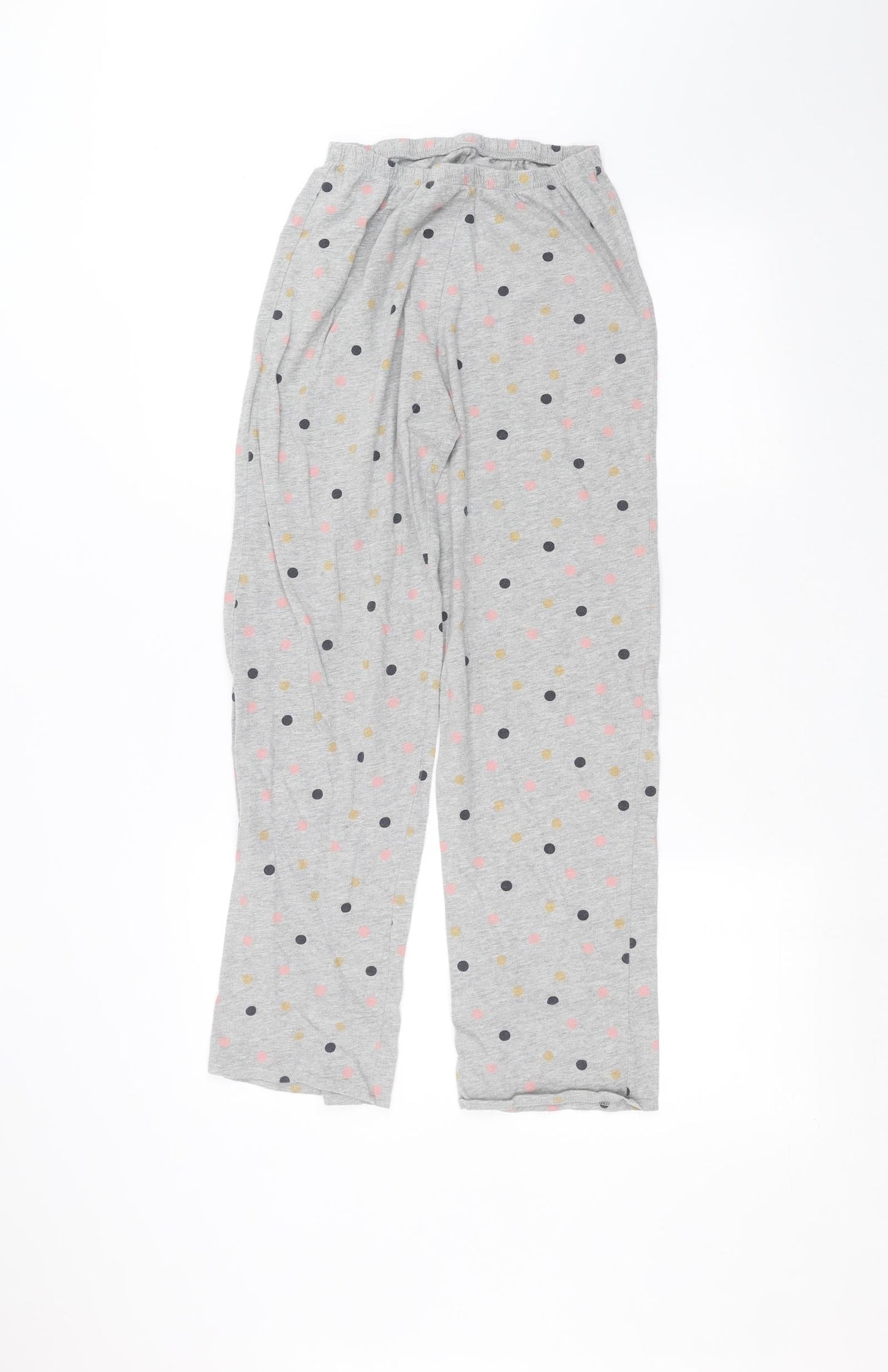 Marks and Spencer Womens Grey Polka Dot  Sweatpants Trousers Size S L25 in