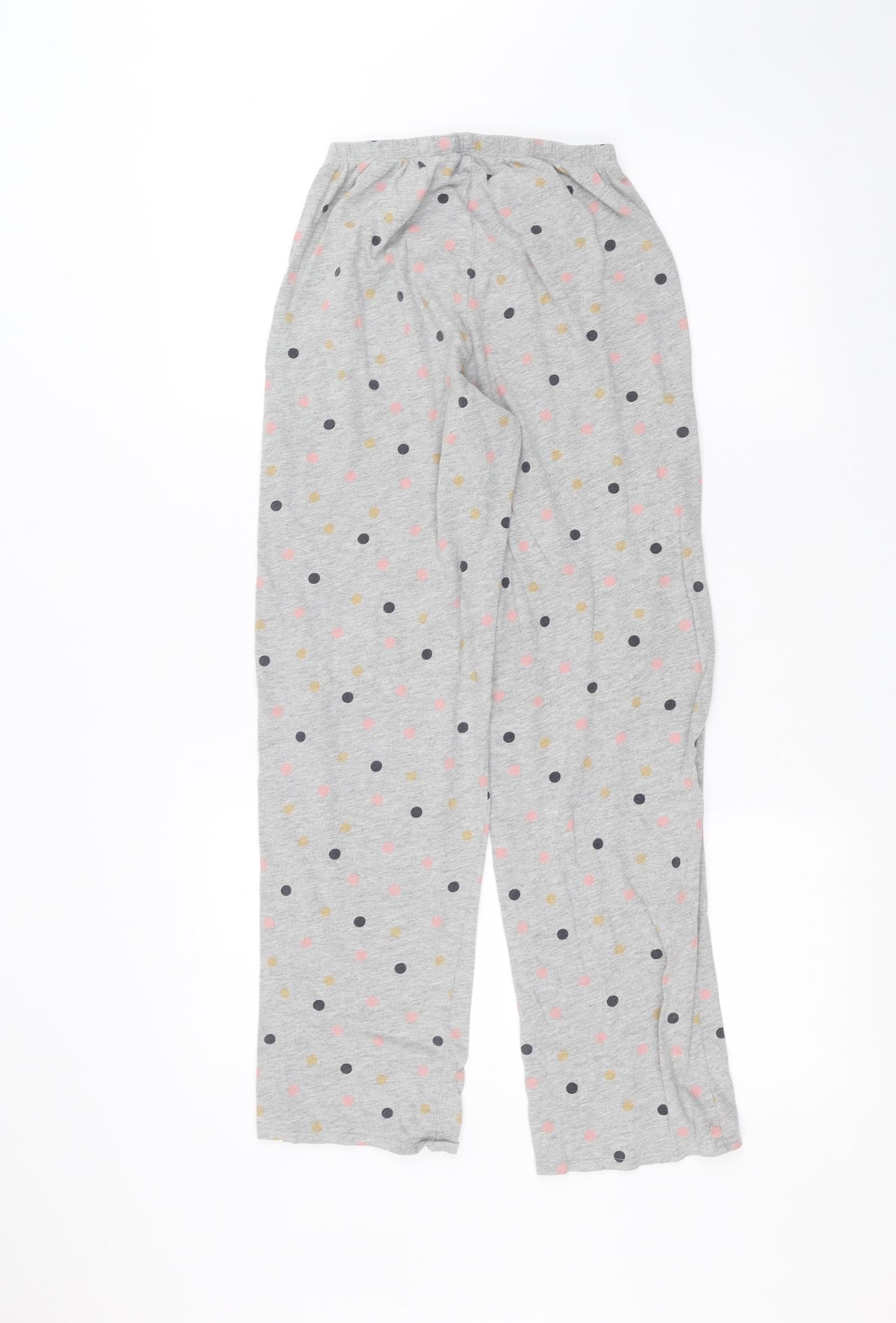 Marks and Spencer Womens Grey Polka Dot  Sweatpants Trousers Size S L25 in