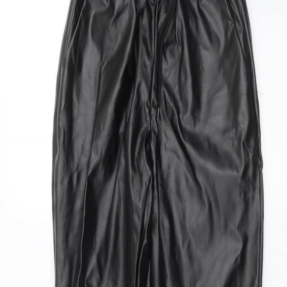 Missguided Womens Black   Trousers  Size 6 L29 in