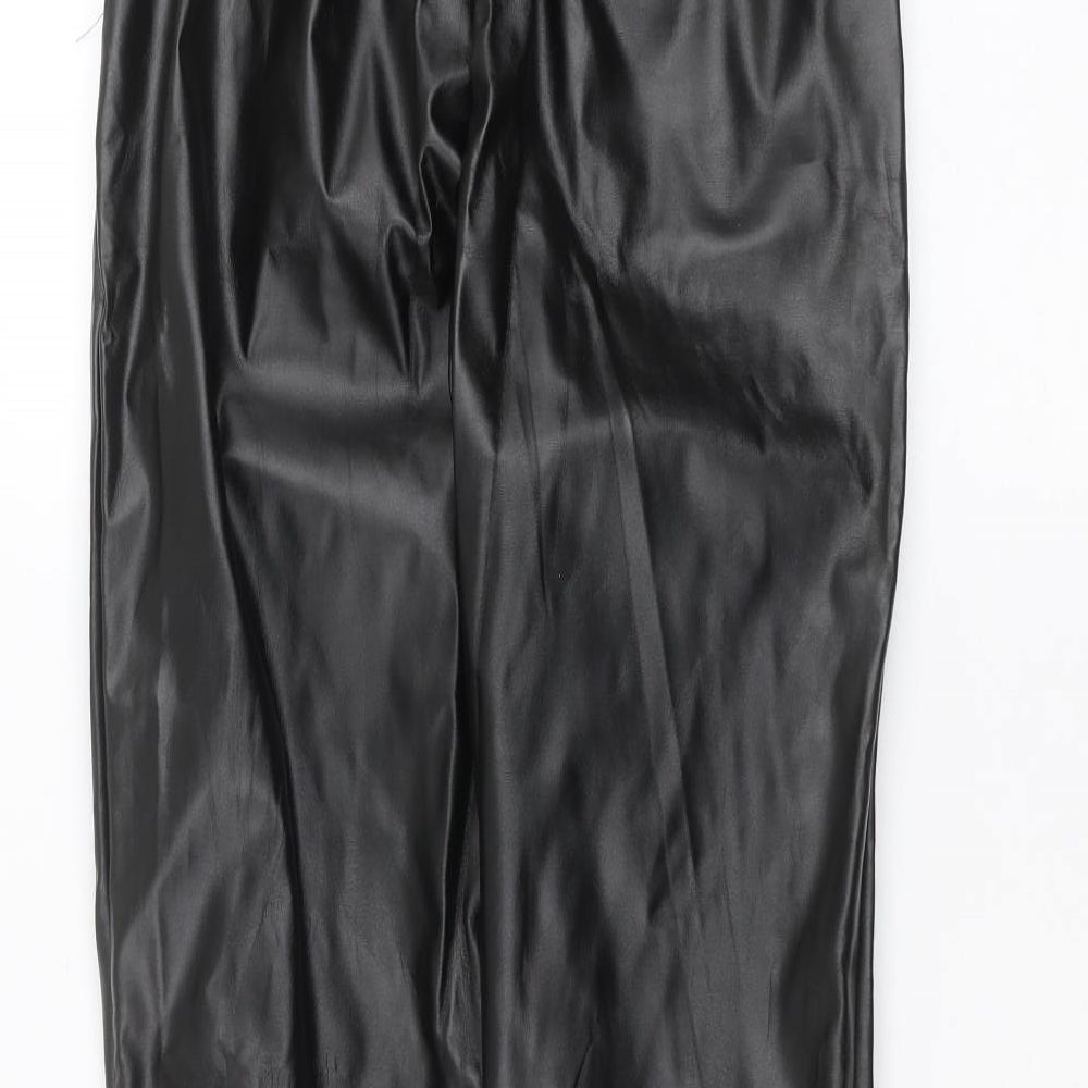Missguided Womens Black   Trousers  Size 6 L29 in