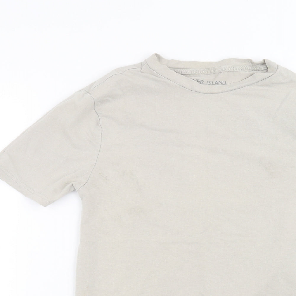 River Island Womens Brown   Basic T-Shirt Size XS