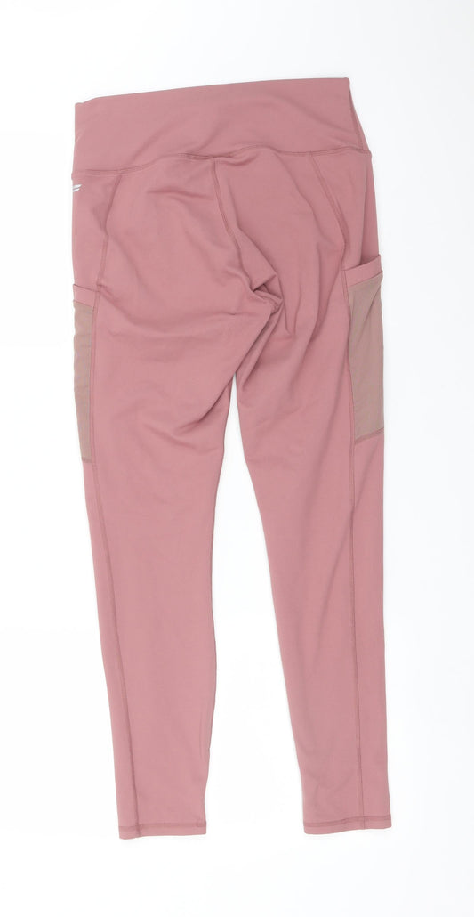 POWERHOLD Womens Pink    Leggings  L26 in
