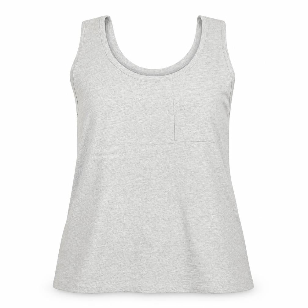 Preworn Womens Grey   Basic Tank Size 12