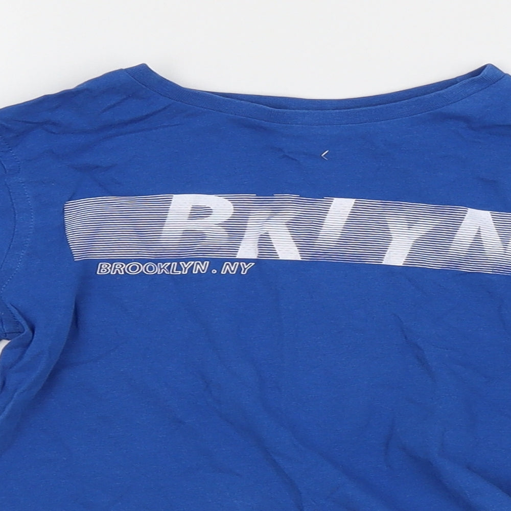 George Boys Blue   Basic T-Shirt Size 5-6 Years