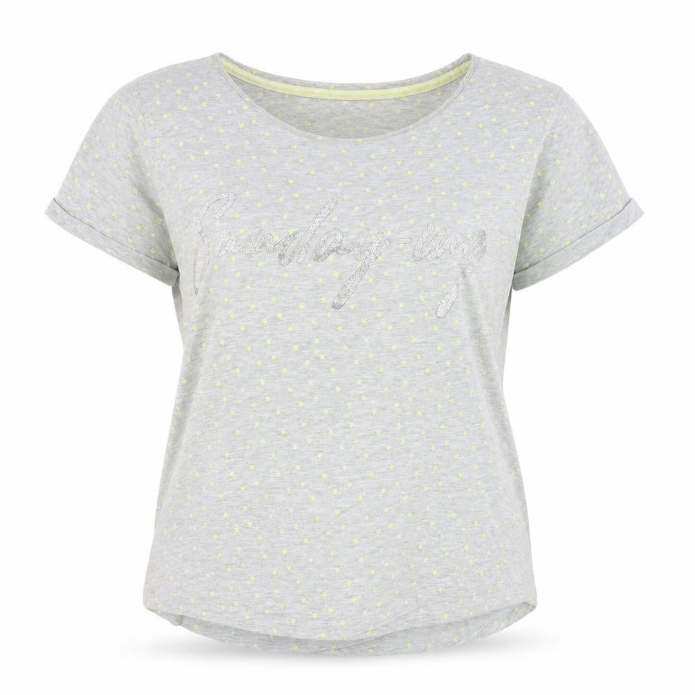 NEXT Womens Grey Argyle/Diamond   Pyjama Top Size 8