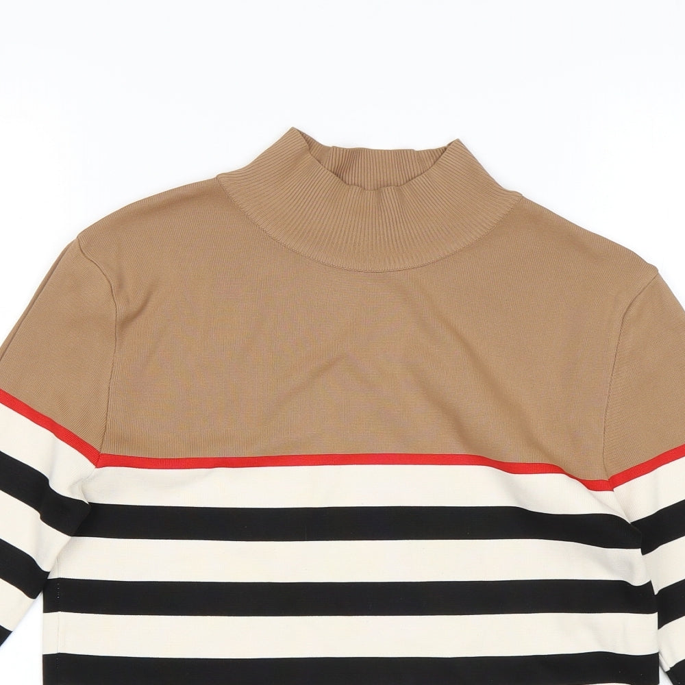 NEXT Womens Multicoloured Striped  Pullover Jumper Size 10