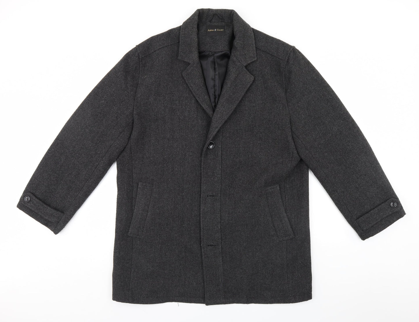 Aspen & Court Womens Brown   Overcoat Jacket