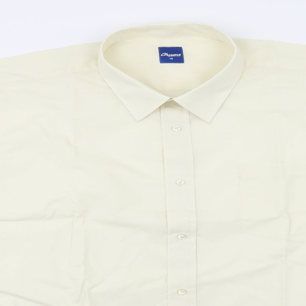 Chums Mens Ivory    Button-Up Size 18