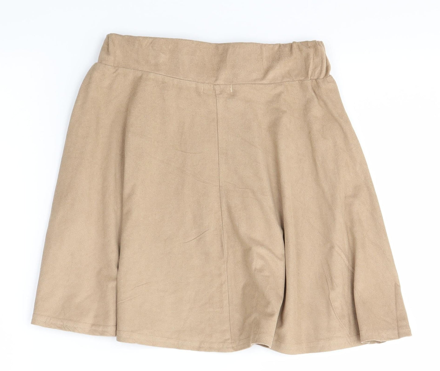 Boohoo Womens Brown   A-Line Skirt Size 10