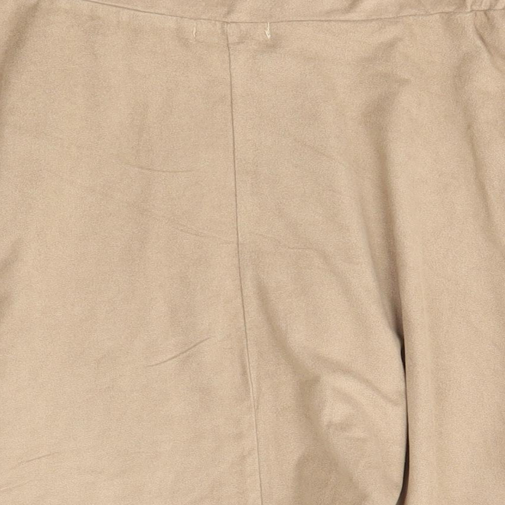 Boohoo Womens Brown   A-Line Skirt Size 10
