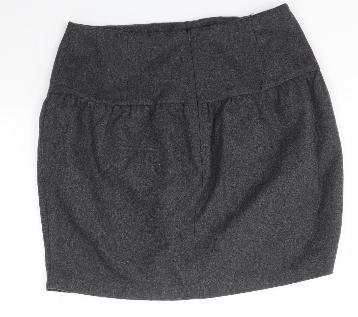 Warehouse Womens Grey   Straight & Pencil Skirt Size 10