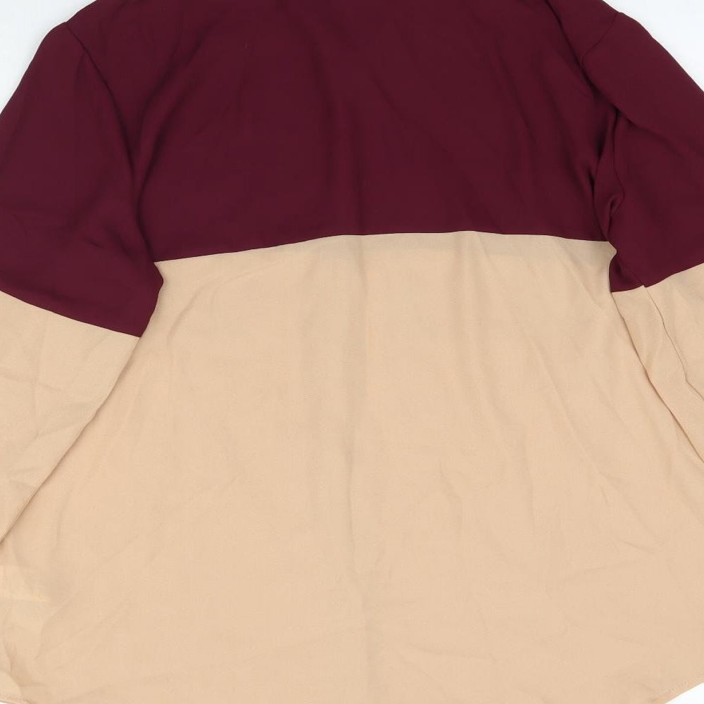 ASOS Womens Multicoloured   Basic Button-Up Size 10
