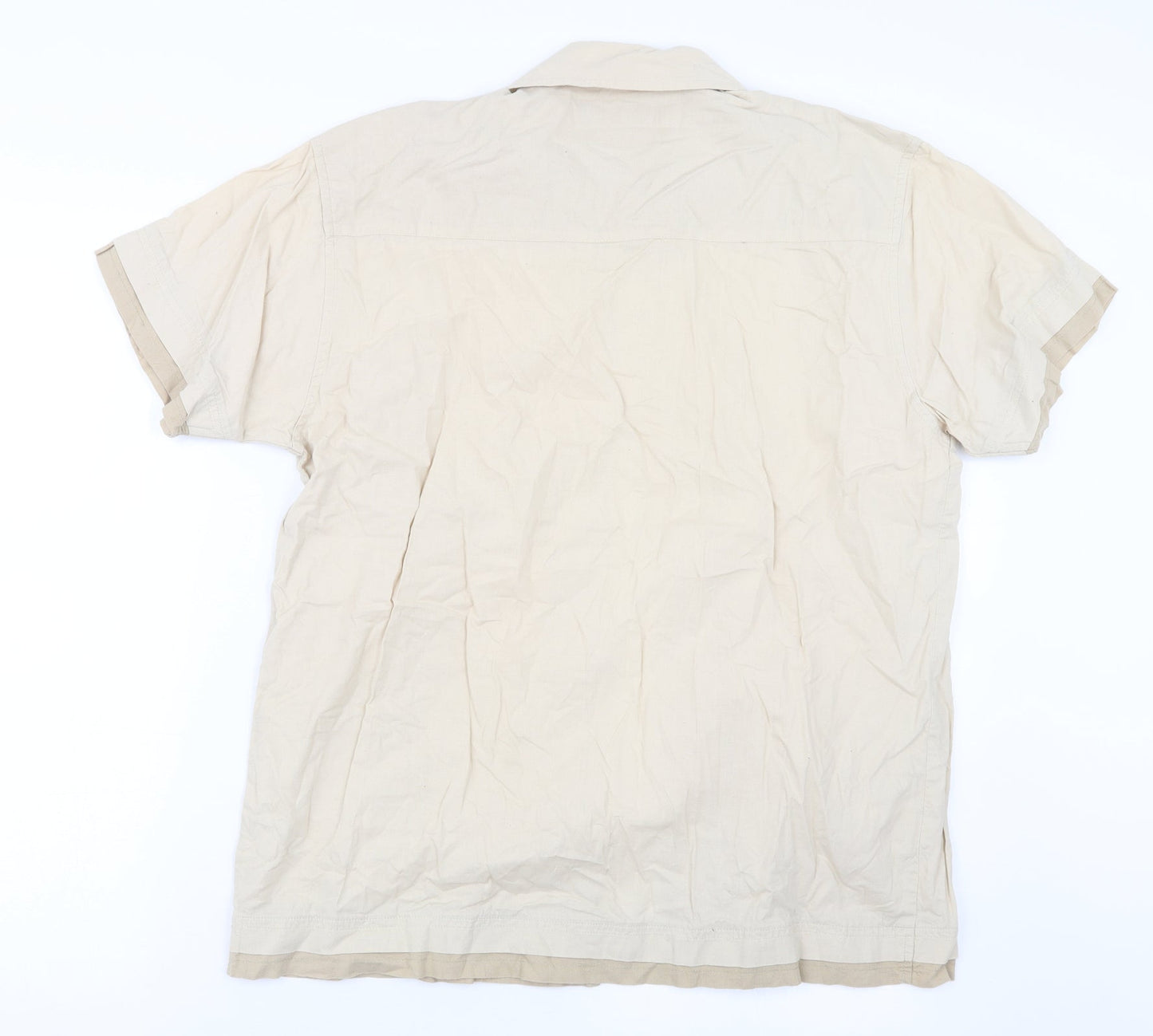 Cedar Wood State Mens Beige    Button-Up Size S