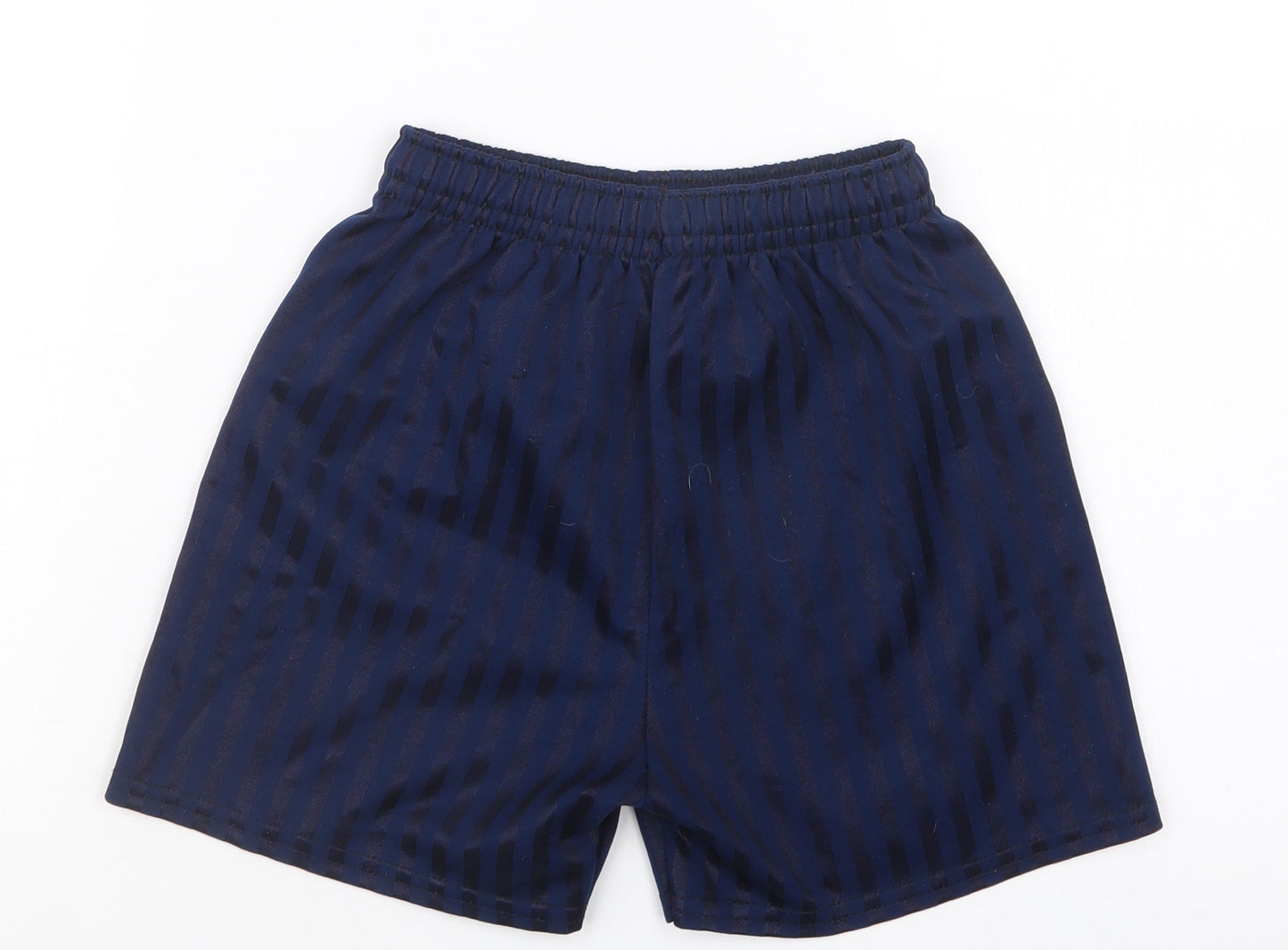 Preworn Girls Blue   Sweat Shorts Size 5-6 Years