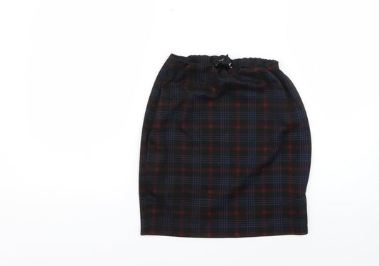 New Look Womens Multicoloured Check  Mini Skirt Size 6