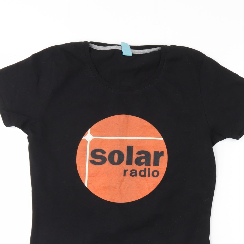 Spreadshirt Womens Black   Basic T-Shirt Size S