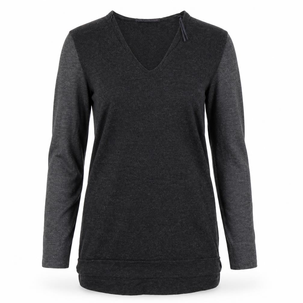 M&S Womens Grey  Knit Pullover Jumper Size 8