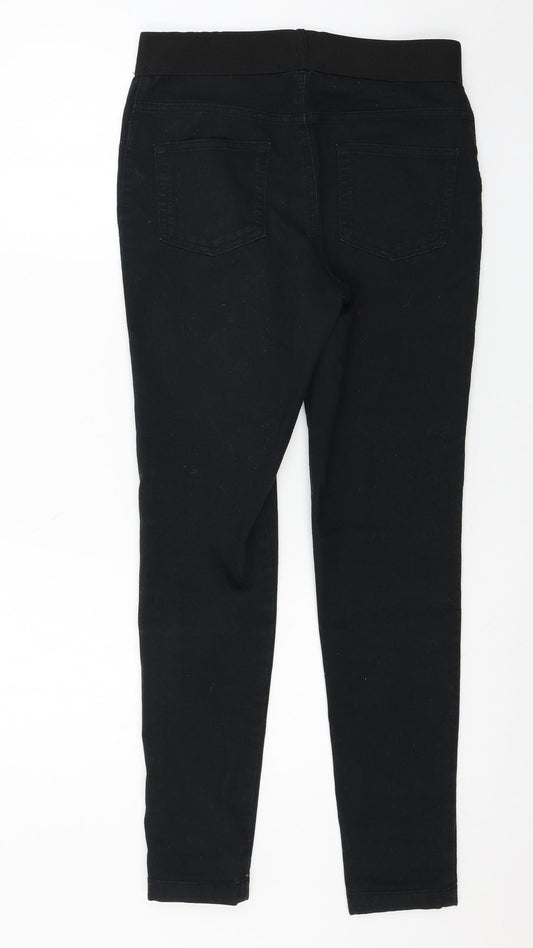 Marks and Spencer Womens Black  Denim Skinny Jeans Size 12 L28 in