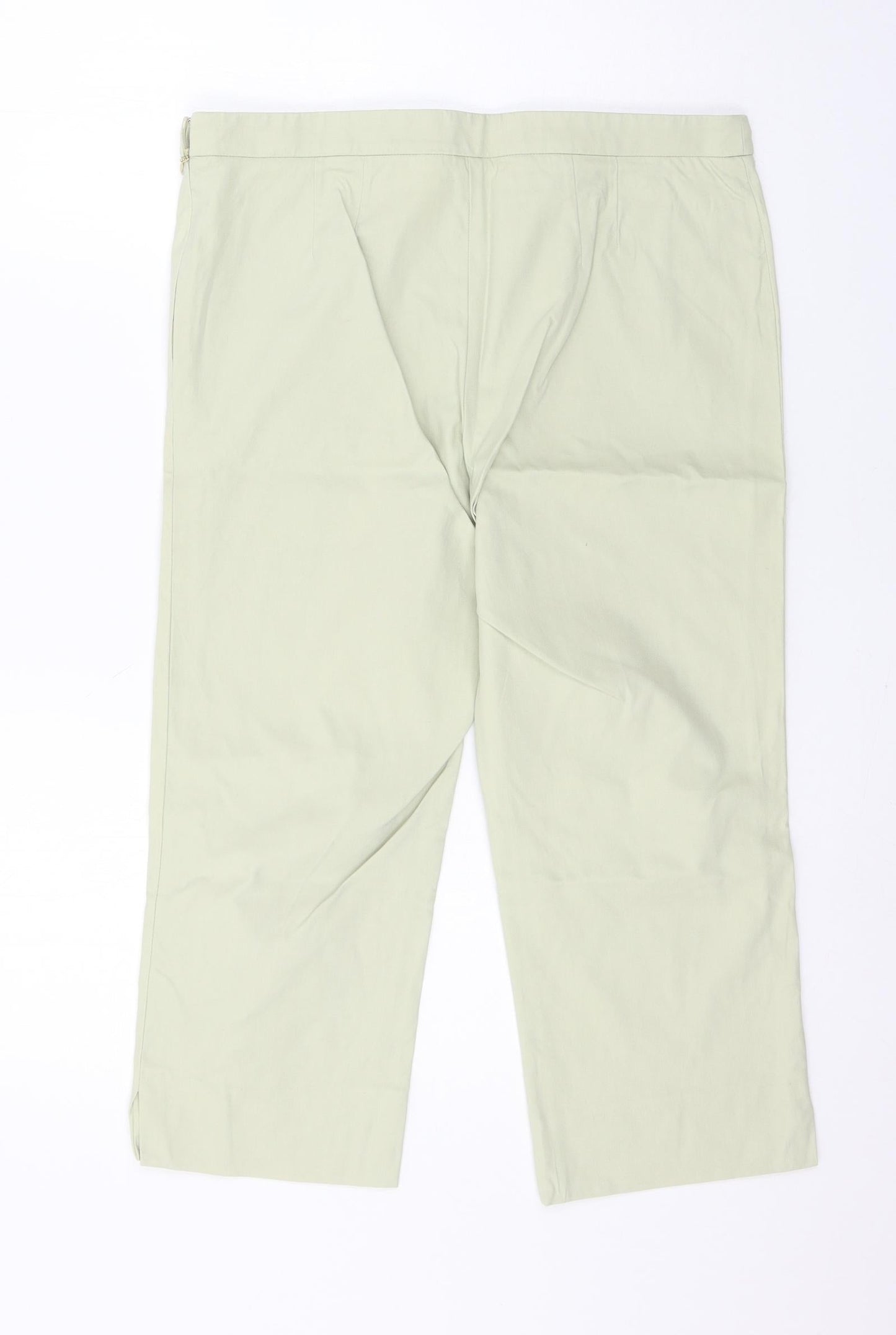 TSE Womens Ivory   Cropped Trousers Size 8 L20 in