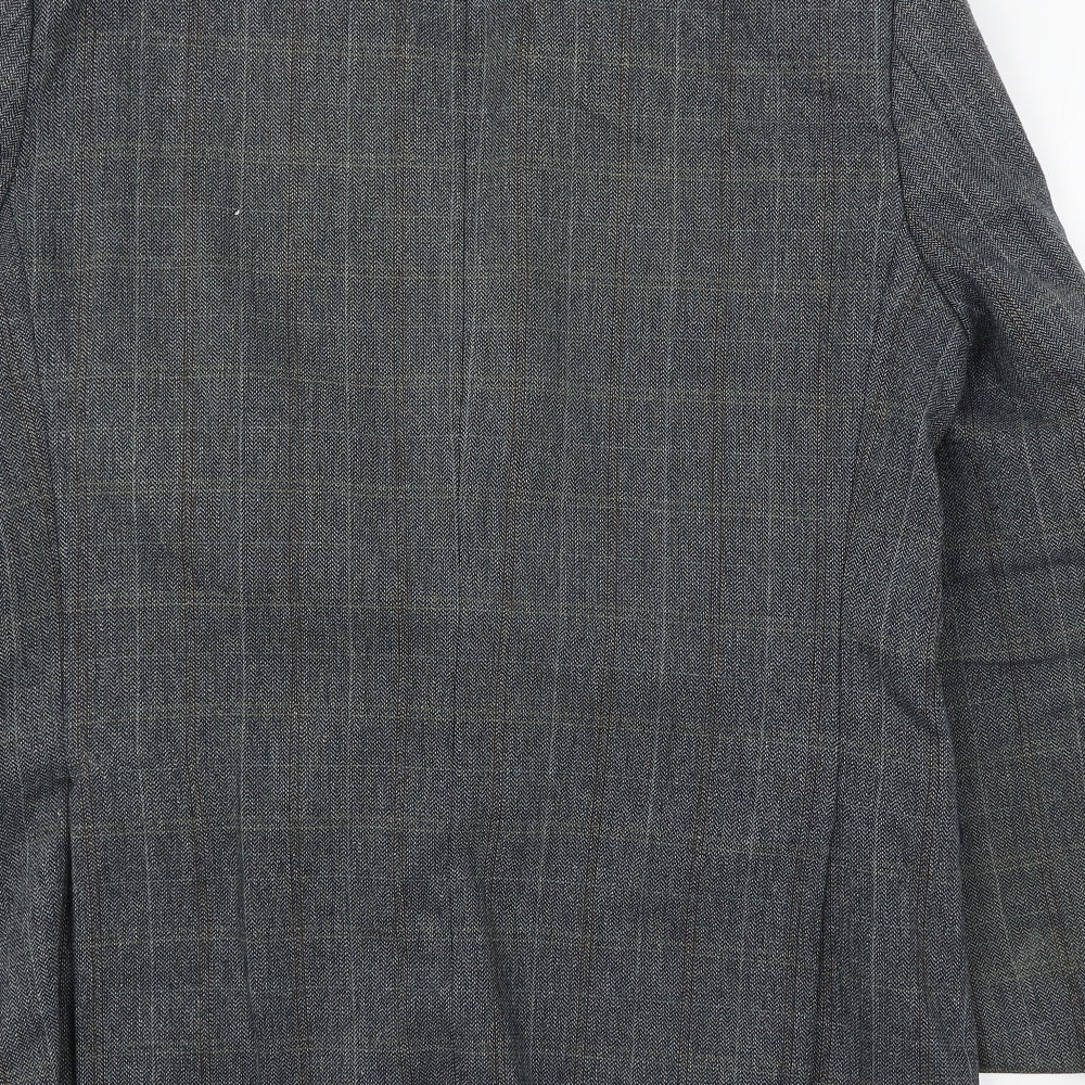 Greenwoods  Mens Blue   Jacket Suit Jacket Size L