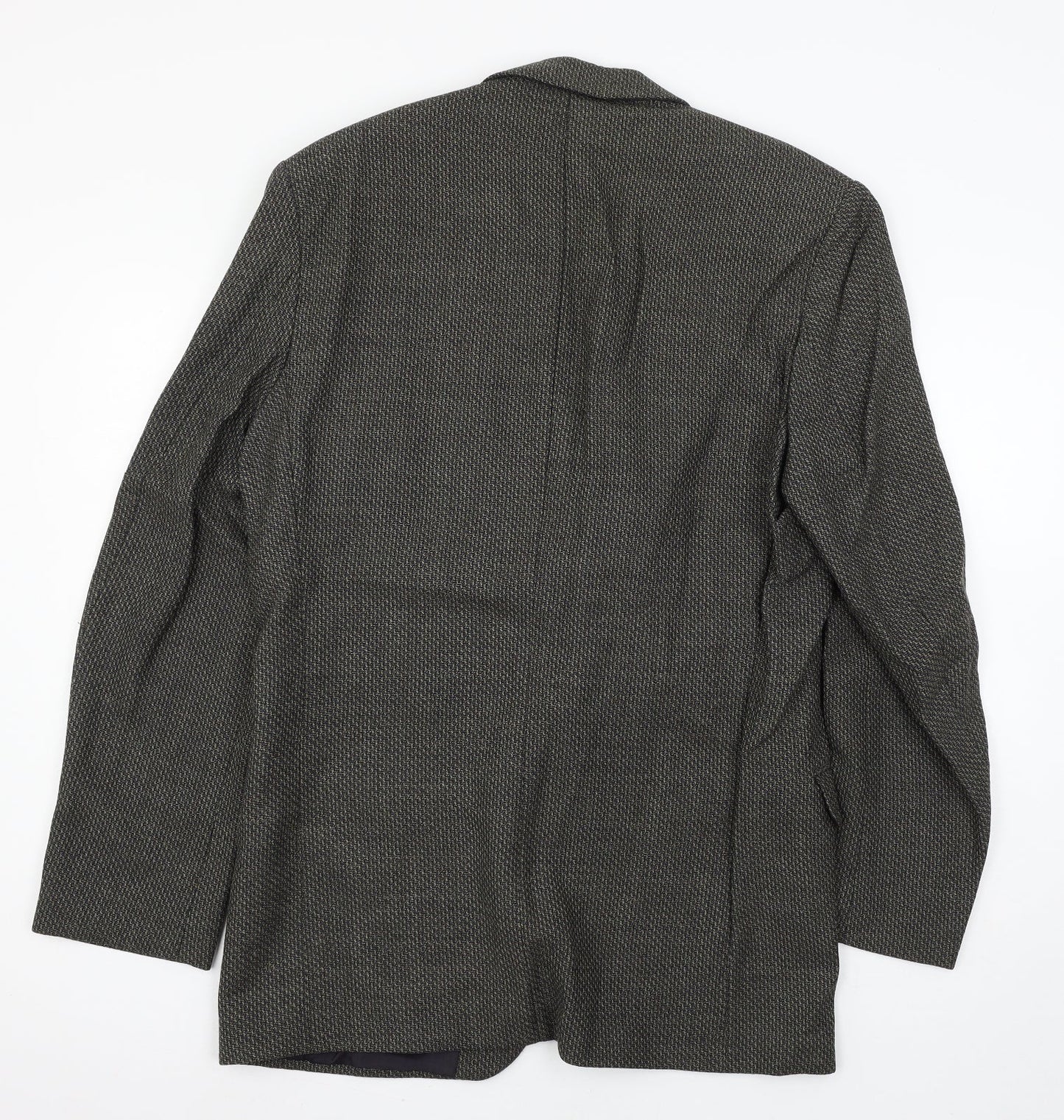 Scott International Mens Brown Geometric  Jacket Suit Jacket Size L